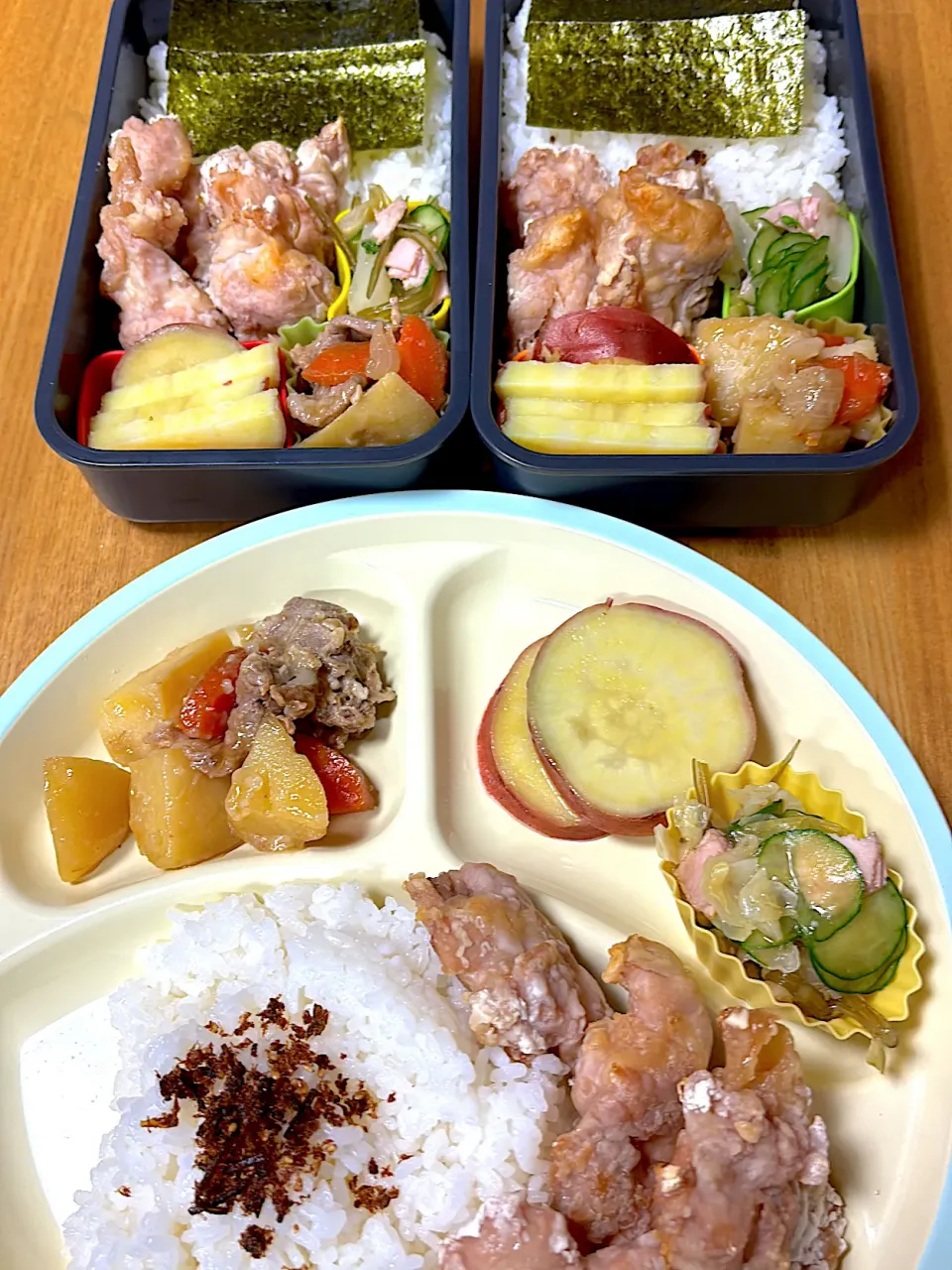 Snapdishの料理写真:男子弁当|じゅんじゅんさん