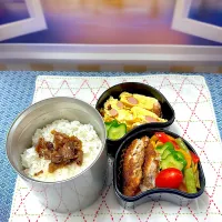 Snapdishの料理写真:おひとり様弁当|アッキーさん