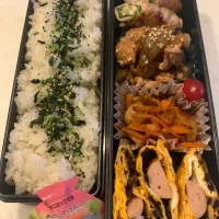 Snapdishの料理写真:10/25 高校生息子のお弁当|ちととんさん