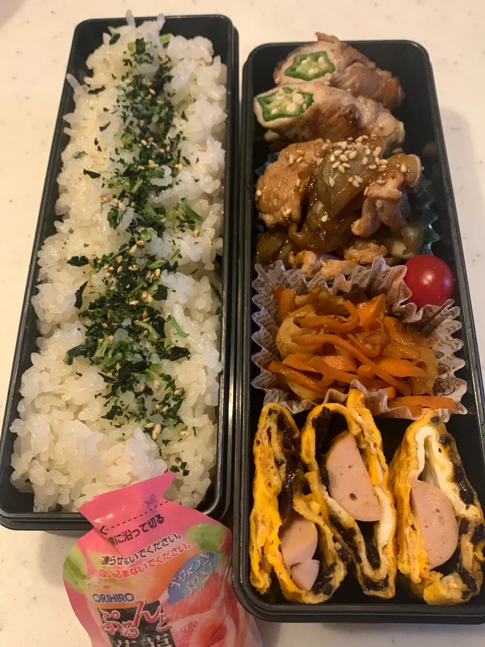 Snapdishの料理写真:10/25 高校生息子のお弁当|ちととんさん