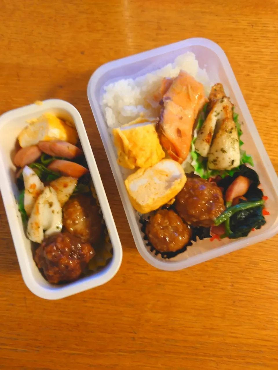 Snapdishの料理写真:息子娘弁当|pipi2005さん