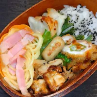 Snapdishの料理写真:おくらの肉巻き弁当