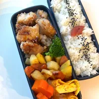 Snapdishの料理写真:高校生男子弁当|kazariさん