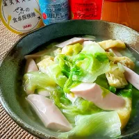 Snapdishの料理写真:サミカさんの料理 レタス炒めあんかけうどん🥬