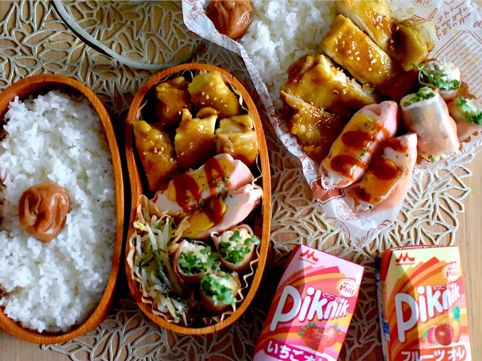 娘弁当『中華風照り焼きチキン』|dra-kichiさん