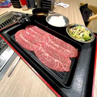 Snapdishの料理写真:Prime karubi Yakiniku set| skyblueさん