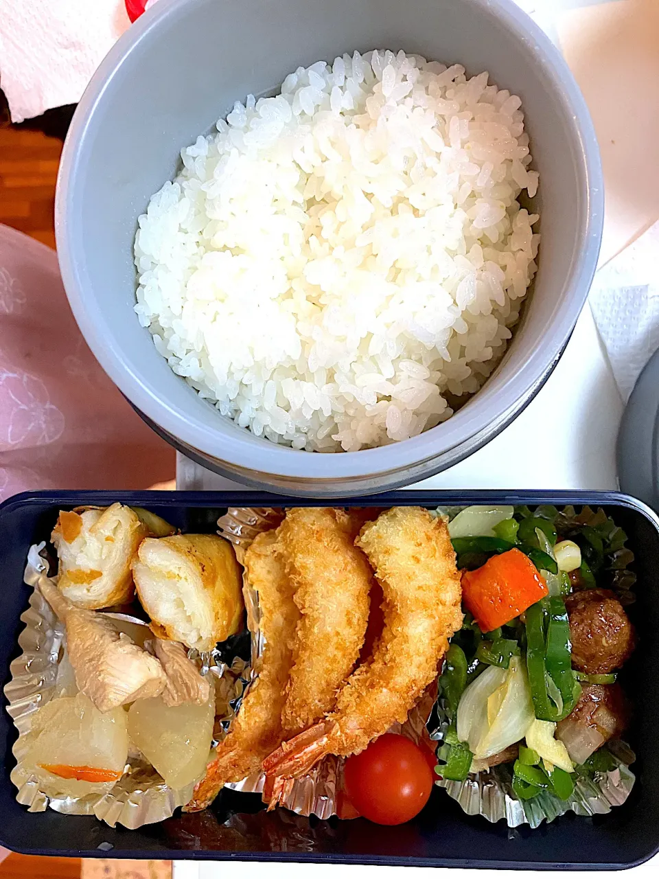 エビフライ🍤弁当|あーやーさん