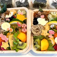 Snapdishの料理写真:お世話になってる実両親にもお弁当|とみちゃんさん