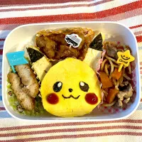 Snapdishの料理写真:保育園遠足🧺ピカチュウお弁当