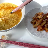 朝ごはん ゴボウとレンコンの甘辛揚げ| あまぽんずさん