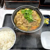 Snapdishの料理写真:牛カレー鍋膳|しのぶさん