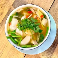 Snapdishの料理写真:Clear fish tom yam soup💜ต้มยำปลาน้ำใส|💟Lookbua Chiangmai Thai Food💟さん