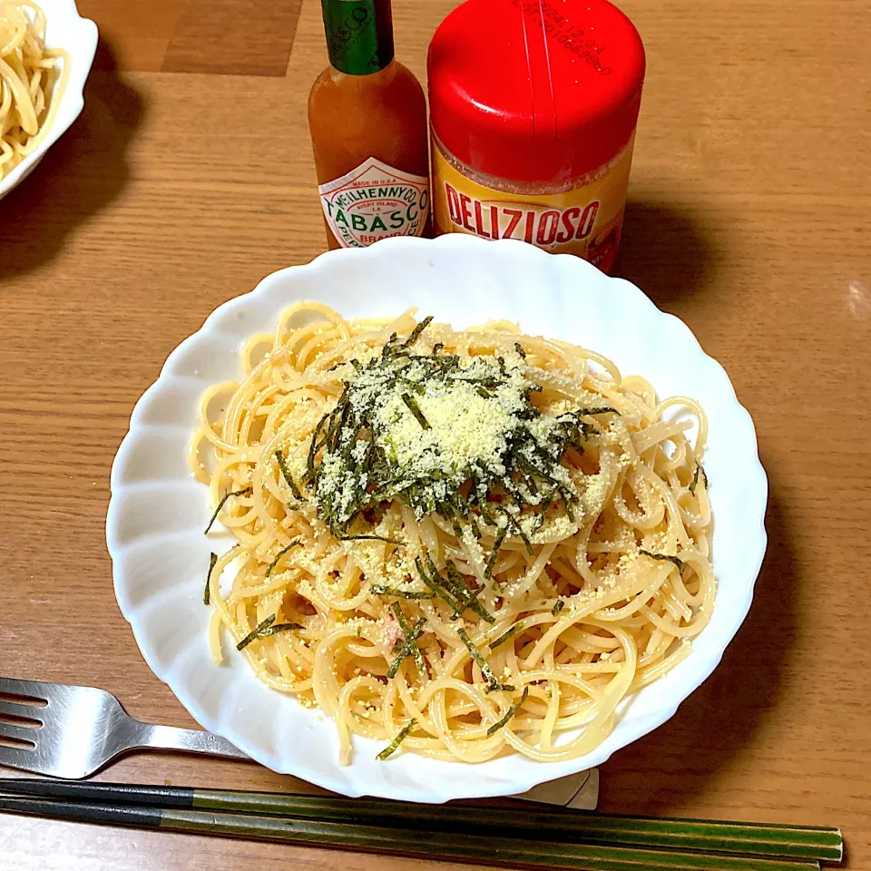 Snapdishの料理写真:たらこパスタ|みんみんさん