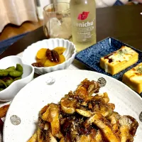 Snapdishの料理写真:10/25晩ご飯：キノコの唐揚げ|ななみんさん