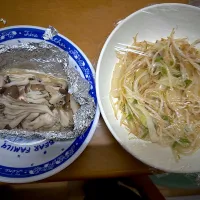 Snapdishの料理写真:野菜炒めとホイル焼き|安藤巧さん