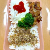 Snapdishの料理写真:仕事弁当　母　べんとー|まつさん