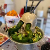 Snapdishの料理写真:ハロウィン料理🎃ニョロニョロ胡瓜|satominさん