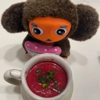 Snapdishの料理写真:2024/10/25 ビーツのスープ Beet Soup| 19 Boys & 野鳥さん