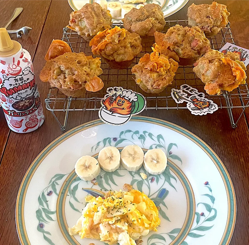 ブランチ♯万能クッキングたれで作る♯Yummy!muffin 😊|小松菜さん