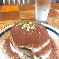 Snapdishの料理写真:ティラミスパンケーキ🥞|ゆうりさん