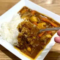 Snapdishの料理写真:カレー&スープde昼ごはん💦|ばくあんしゃさん