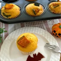 Snapdishの料理写真:かぼちゃのマフィン🎃