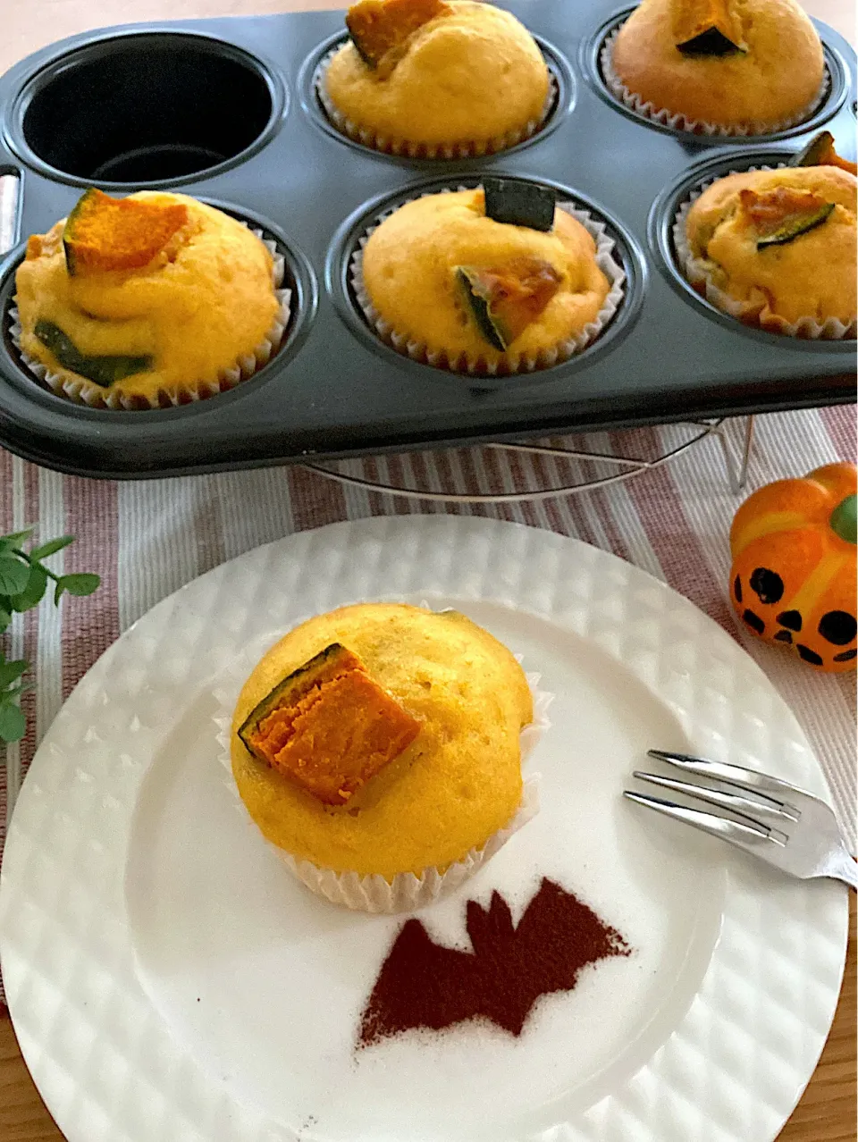 Snapdishの料理写真:かぼちゃのマフィン🎃|花🍀さん