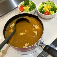 Snapdishの料理写真:10/26.27  豚しゃぶカレー🍛|らぶちあんさん