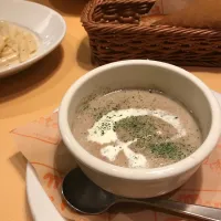 Snapdishの料理写真:マンマパスタのキノコ🍄スープ| ゆきぽよ婆さん