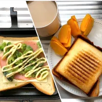 Snapdishの料理写真:9:50 ホットサンド🥪|へれ子さん