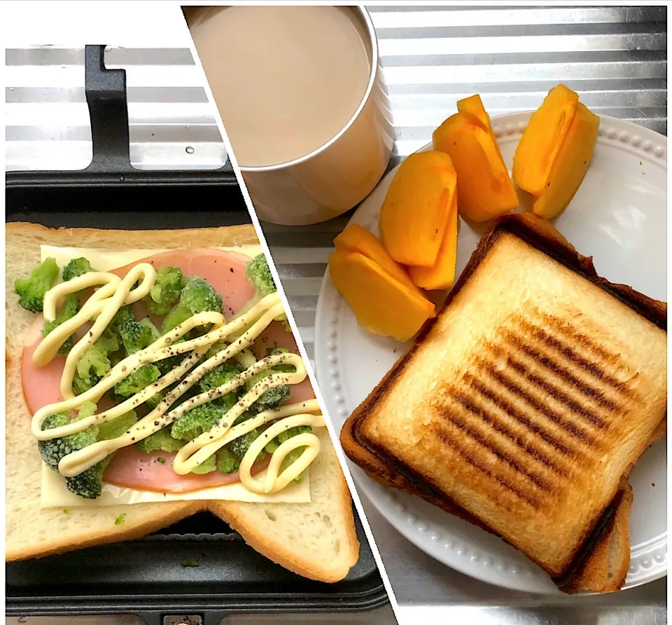 Snapdishの料理写真:9:50 ホットサンド🥪|へれ子さん