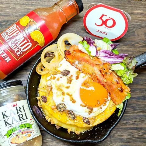 「バッファロー　ホッター」を使ってみたSnapdishの料理・レシピ写真:🌏『世界の食卓探検隊』🇺🇸アメリカ【アメリカンパンケーキ】