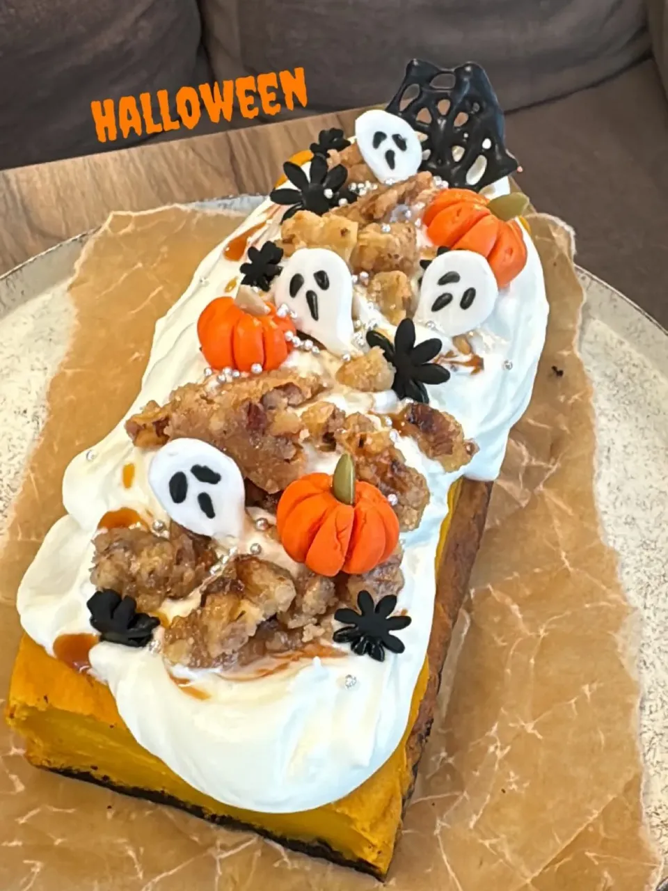 かぼちゃのケーキ🎃|つくねさん