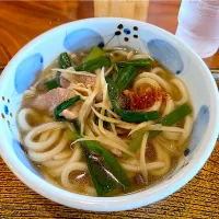 Snapdishの料理写真:鴨難なんばんうどん（半玉）|yokoさん