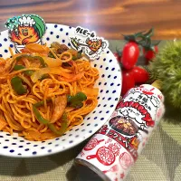 Snapdishの料理写真:Yummy❣️を隠し味にナポリタン🍝❤️❤️