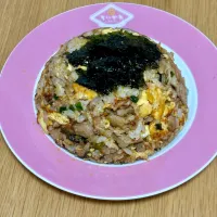 Snapdishの料理写真:10/27のお昼ごはん~豚キムチ炒飯~|ゆかｕさん