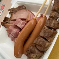 Snapdishの料理写真:ゴールデンポークセット|もーやんさん