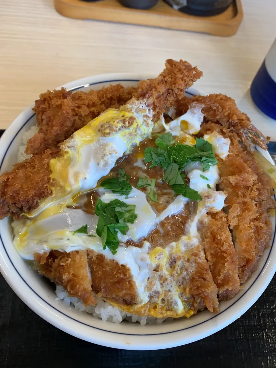 海老ロースカツ丼|ぼっすんさん