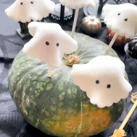 Snapdishの料理写真:マシュマロフォンダントでハロウィンおばけ👻