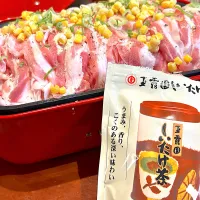 Snapdishの料理写真:もやしと豚肉にしいたけ茶をかけてみました|mokoさん