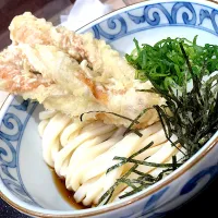 Snapdishの料理写真:ちく天ぶっかけ冷やうどん|藤本 ひろきさん