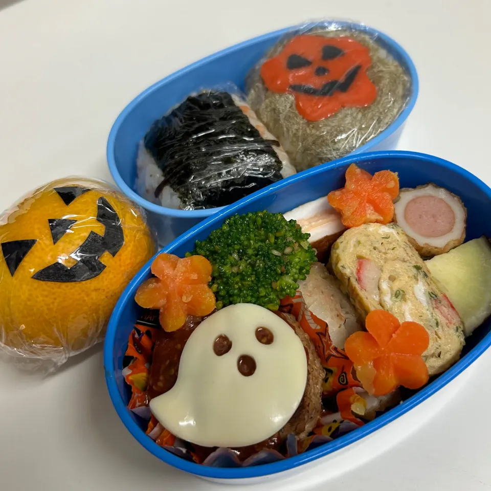 Snapdishの料理写真:親子遠足⭐︎ハロウィン弁当|ゆりちさん