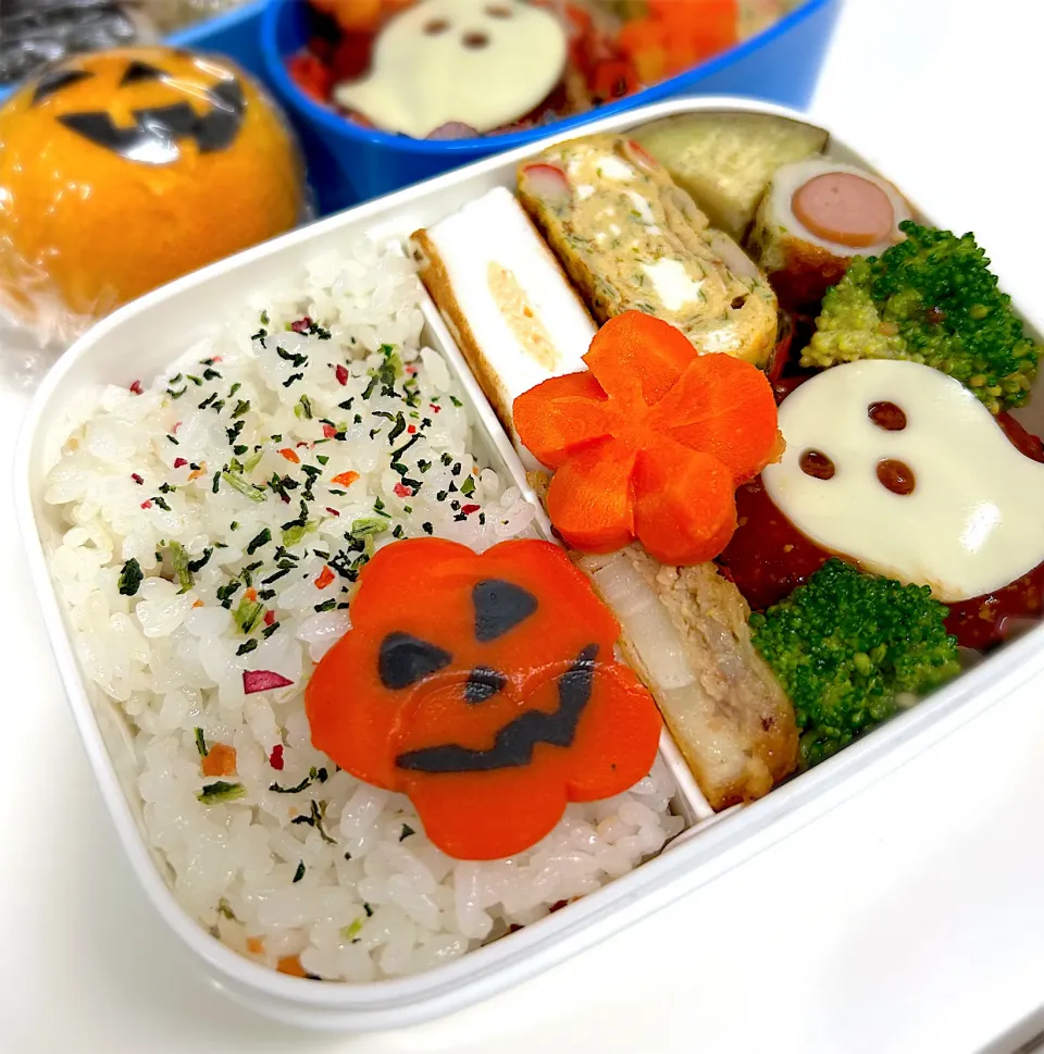 Snapdishの料理写真:親子遠足⭐︎ハロウィン弁当|ゆりちさん