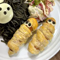 Snapdishの料理写真:ハロウィン⭐︎ミイラパイ|ゆりちさん