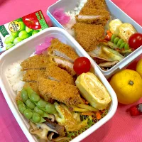 Snapdishの料理写真:豚カツ弁当|R☆Mさん