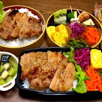 Snapdishの料理写真:今日の息子たち弁当|かなさん