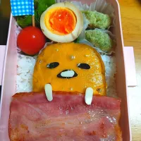 Snapdishの料理写真:キャラ弁ぐでたま|楠川美江さん