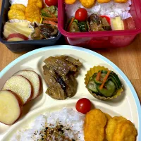 Snapdishの料理写真:男子弁当|じゅんじゅんさん