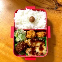 Snapdishの料理写真:肉じゃがコロッケ弁当|ももちゃんのママさん