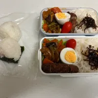 Snapdishの料理写真:娘と妻と僕のお弁当|もとくんさん